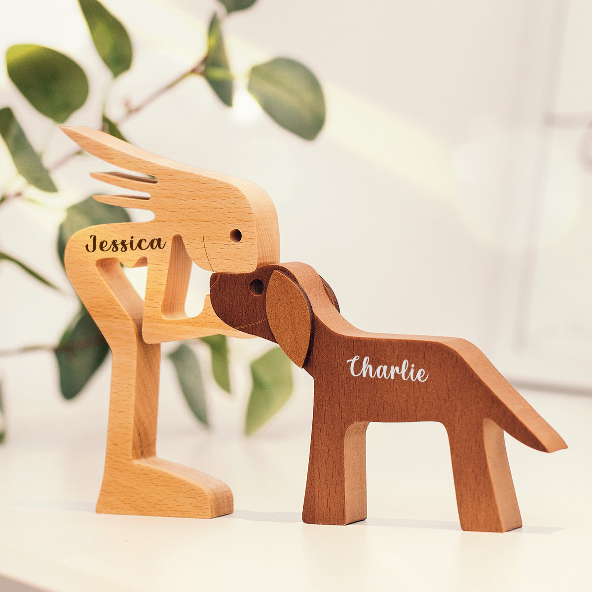 Figura de madera personalizada